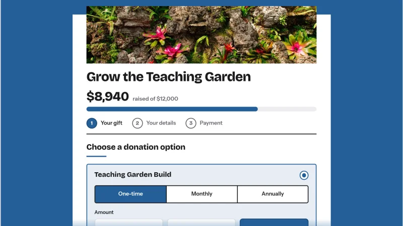 Fundraising, refreshed: what's new in MonkeyPod's giving pages